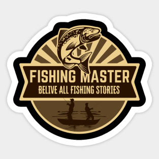 Funny Fishing Sticker